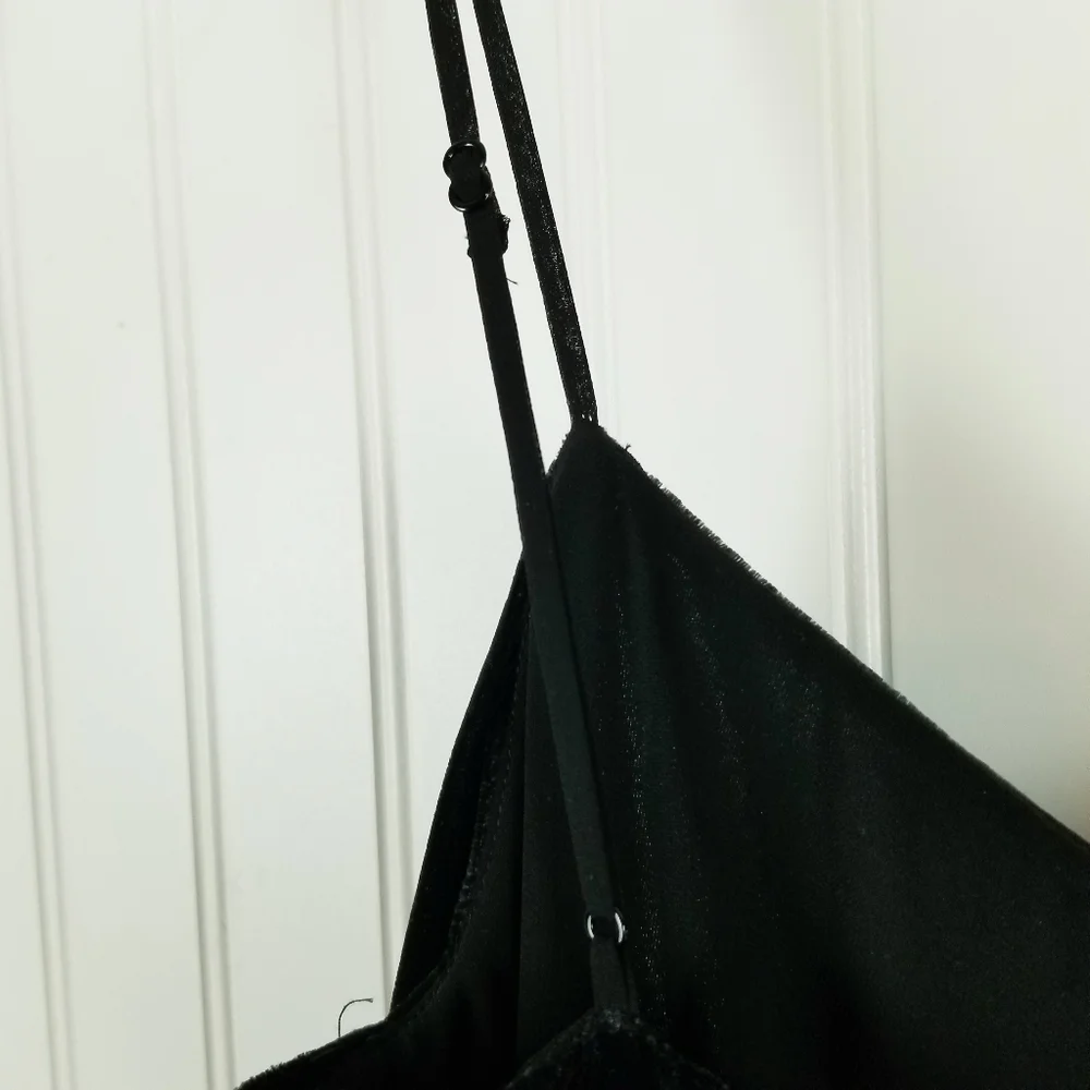J Crew Velvet Wide Leg Crop Jumpsuit Size 0 Black Sleeveless Witchy Whimsigoth